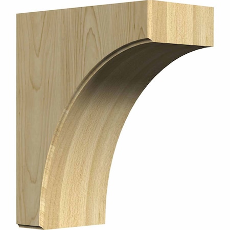 Ekena Millwork 5 1/4"W x 10"D x 12"H Clarksville Bracket, Maple BKTW05X10X12CVMA
